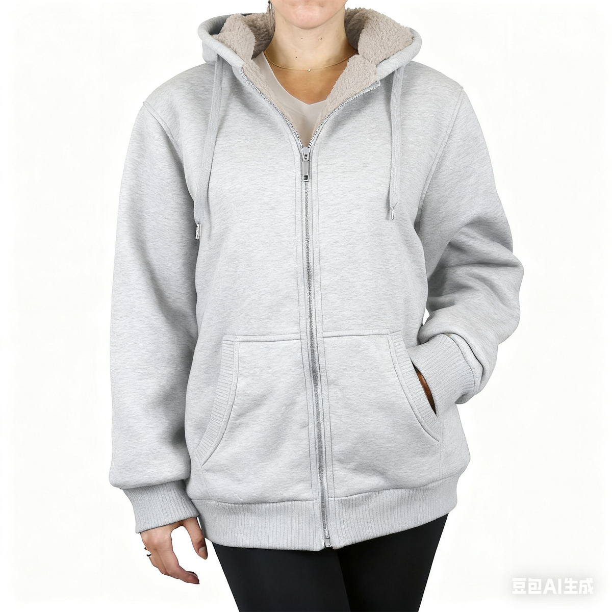 Women's Regular Fit Heavyweight Sherpa Fleece Lined Hoodies