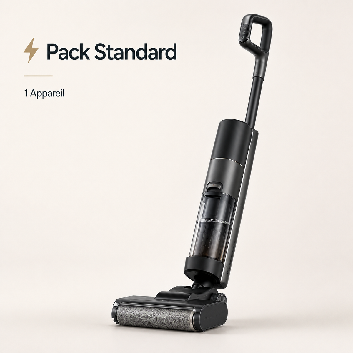 Aspirateur Laveur Sans Fil 2-en-1 à 180° – Aspiration & Lavage des Sols