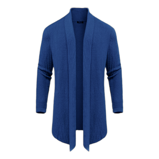 Men’s Shawl Collar Knit Drape Cardigan