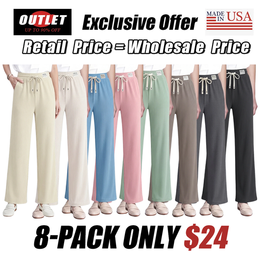 🔥Last Day💥 Women's Ultra Soft Perfect Drape Pull-On Pants🔥8-Pack Only $24