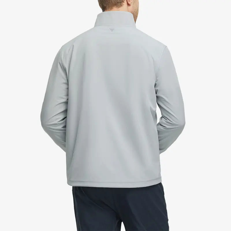 Men's Golf Windbreaker Jacket, Waterproof Windproof Performance Outerwear, Lightweight Warm Multifunctional Jacket for Outdoor Sports