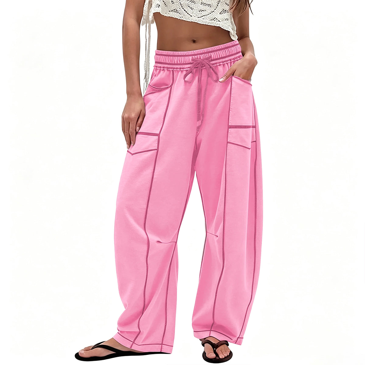 Women's Loose Wide-Leg Yoga & Casual Pants