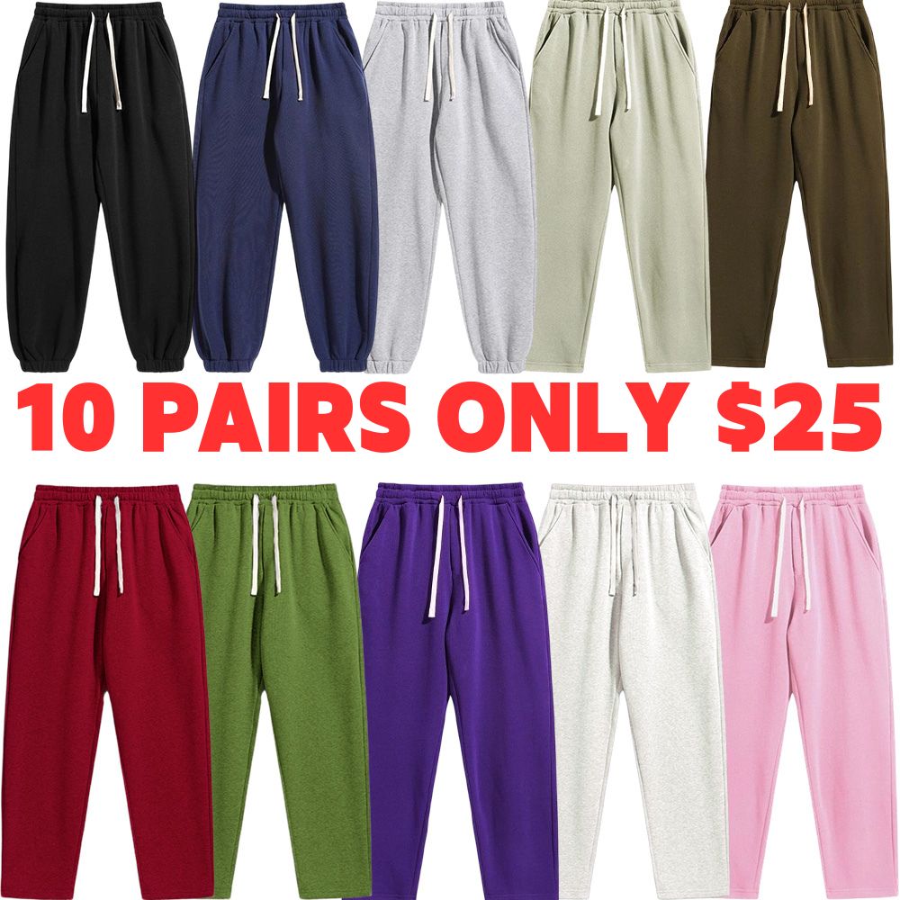 Men's Regular Fit Solid Drawstring Waist Sweatpants, Casual Pocket Design Pants for Fall & Winter, Men's Trousers for Daily Wear, Athleisure Pants