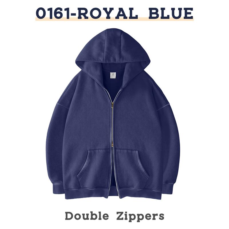Unisex Fleece Zip-Up Hoodie – Soft, Warm, and Stylish | Available in 8 Colors | Perfect for Casual Wear or Layering