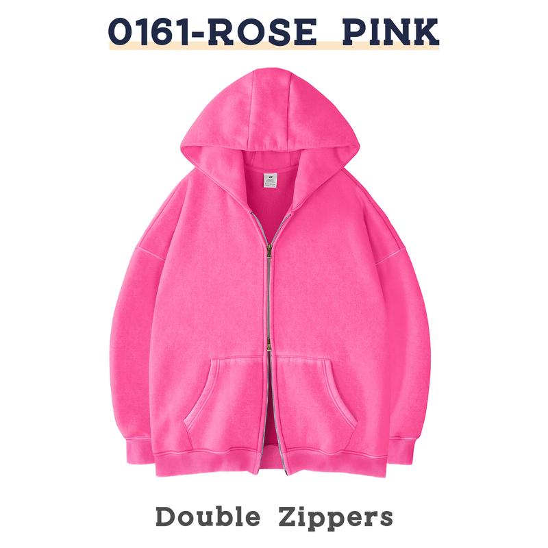 Unisex Fleece Zip-Up Hoodie – Soft, Warm, and Stylish | Available in 8 Colors | Perfect for Casual Wear or Layering