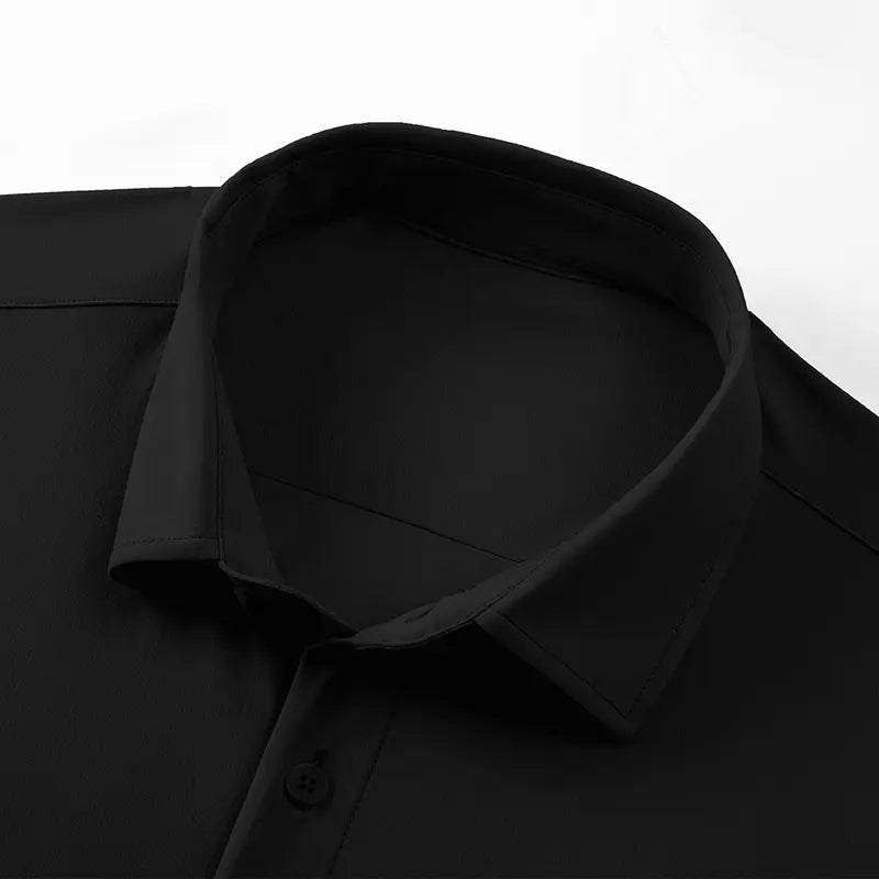 Men's Muscle Fit Dress Shirts Casual Button Down Shirt Short Sleeve Wrinkle-Free Shirts