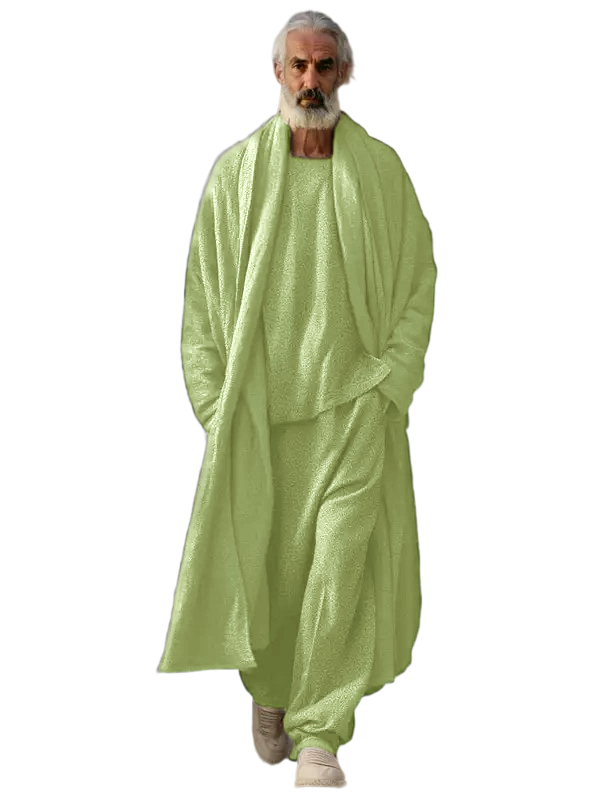 Men’s 3-Piece Stretch Lounge Set – Soft, Simple, Versatile