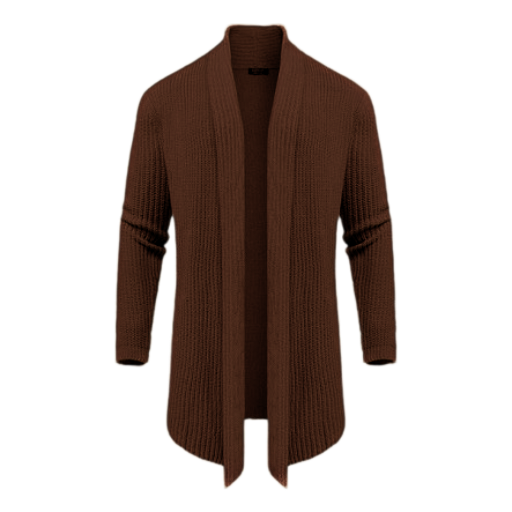 Men’s Shawl Collar Knit Drape Cardigan