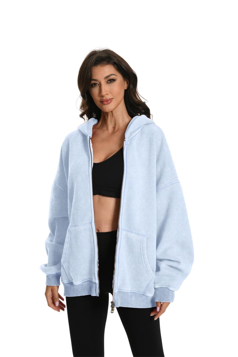 Unisex Fleece Zip-Up Hoodie – Soft, Warm, and Stylish | Available in 8 Colors | Perfect for Casual Wear or Layering