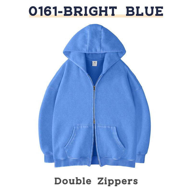 Unisex Fleece Zip-Up Hoodie – Soft, Warm, and Stylish | Available in 8 Colors | Perfect for Casual Wear or Layering