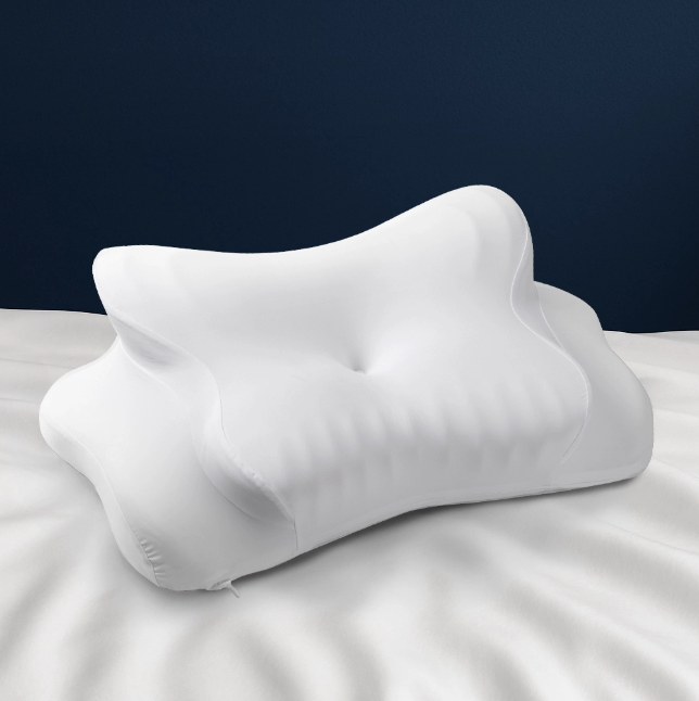 Oreiller Cervical Ergonomique en Mousse à Mémoire de Forme – Double Hauteur & Soutien de la Nuque