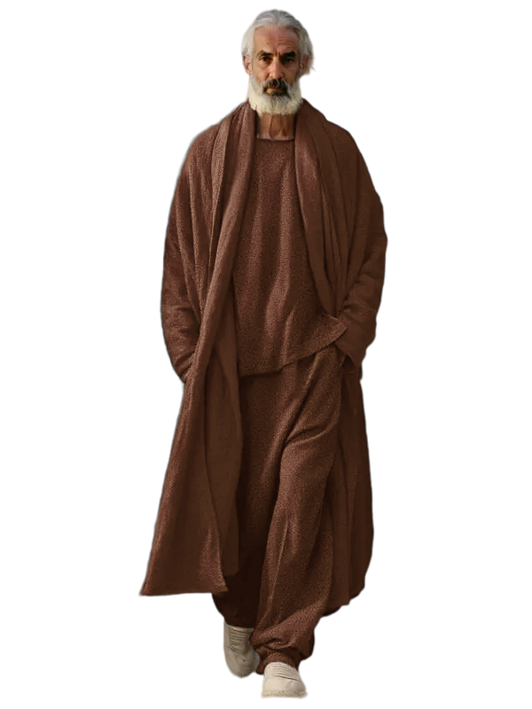 Men’s 3-Piece Stretch Lounge Set – Soft, Simple, Versatile