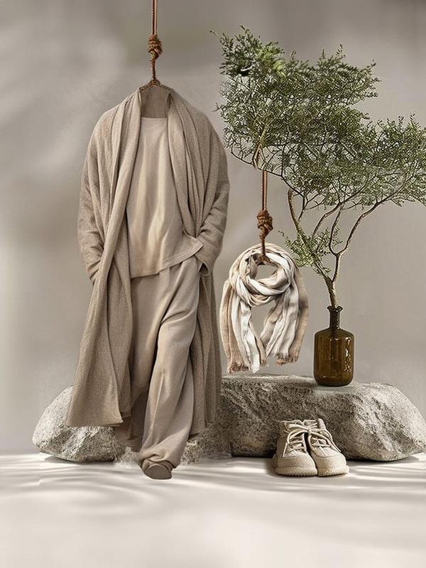 Men’s 3-Piece Stretch Lounge Set – Soft, Simple, Versatile