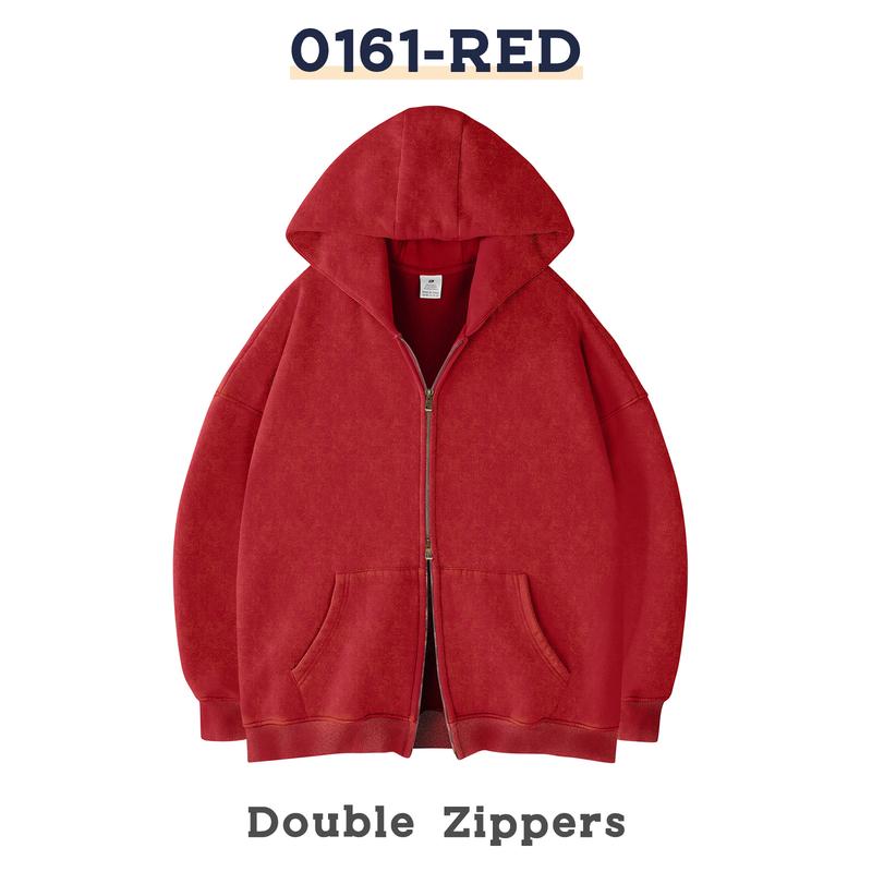 Unisex Fleece Zip-Up Hoodie – Soft, Warm, and Stylish | Available in 8 Colors | Perfect for Casual Wear or Layering