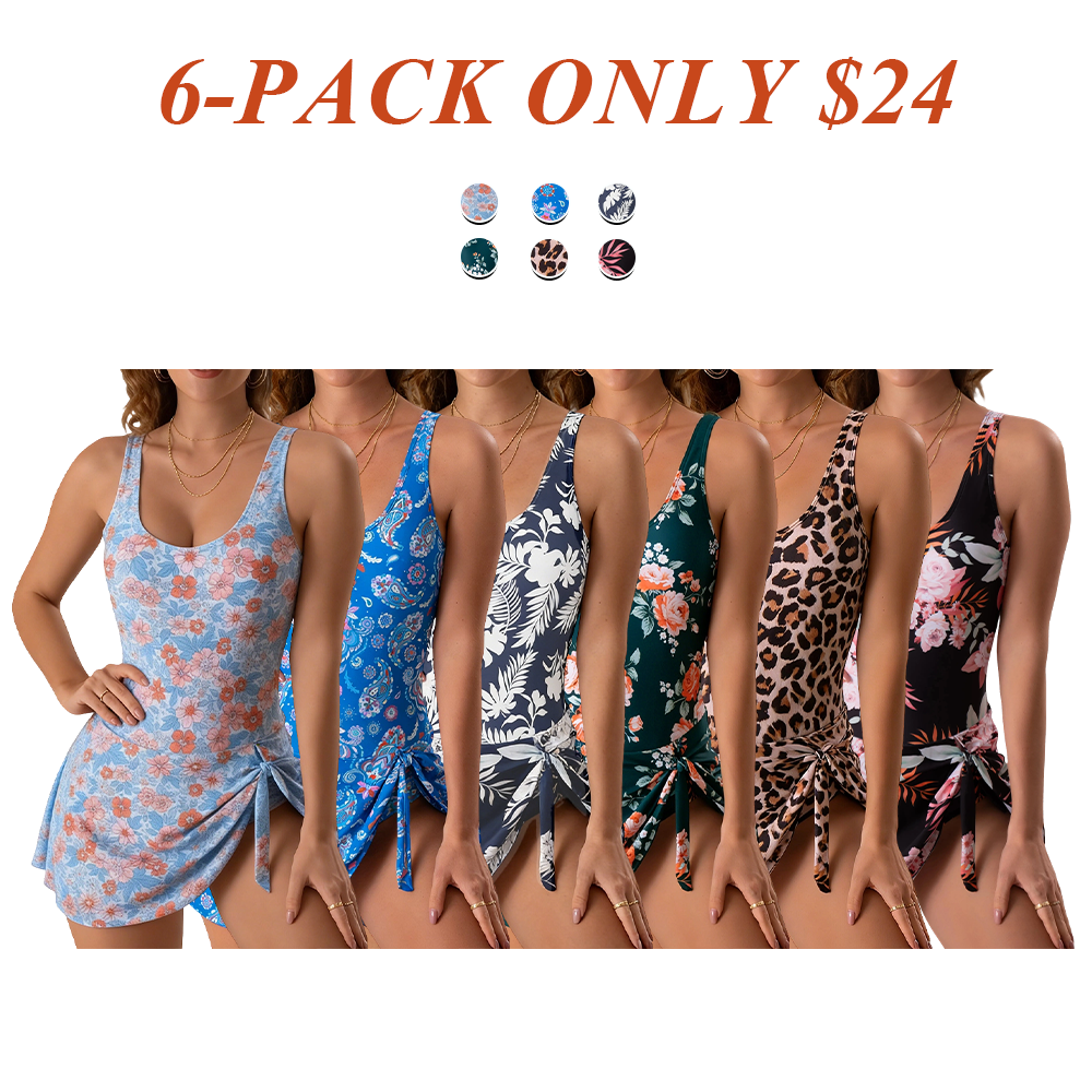 Two Piece Swimdress Swimsuits for Women Tummy