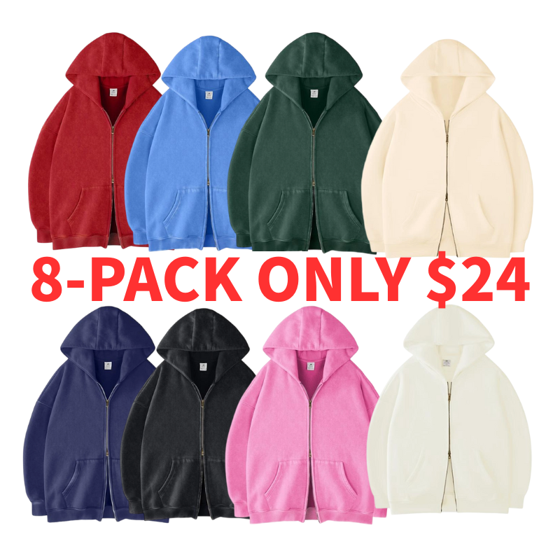 Unisex Fleece Zip-Up Hoodie – Soft, Warm, and Stylish | Available in 8 Colors | Perfect for Casual Wear or Layering